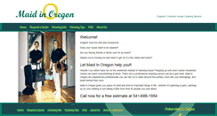 Desktop Screenshot of maidinoregon.biz